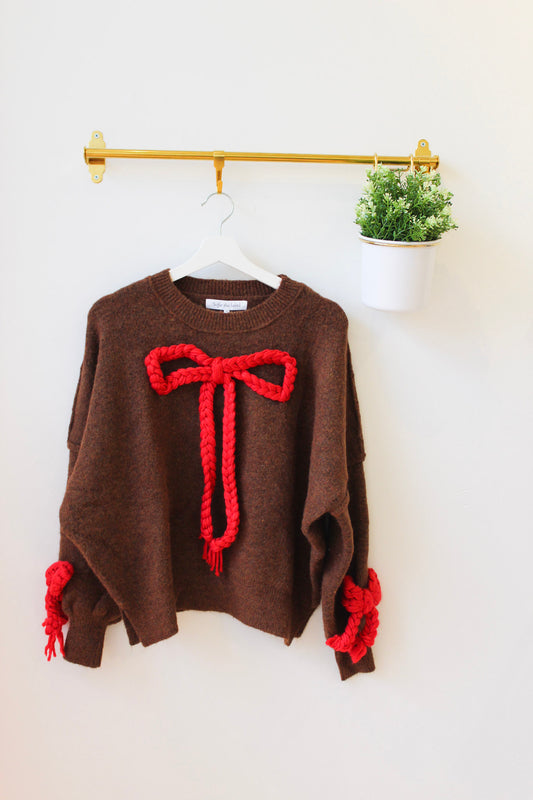 Chocolate Covered Strawberry Sweater