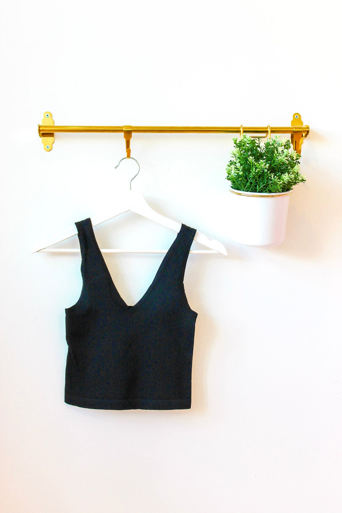 Ribbed Crop Tank (multiple colors)