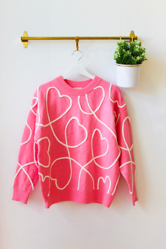 Candy Hearts Sweater