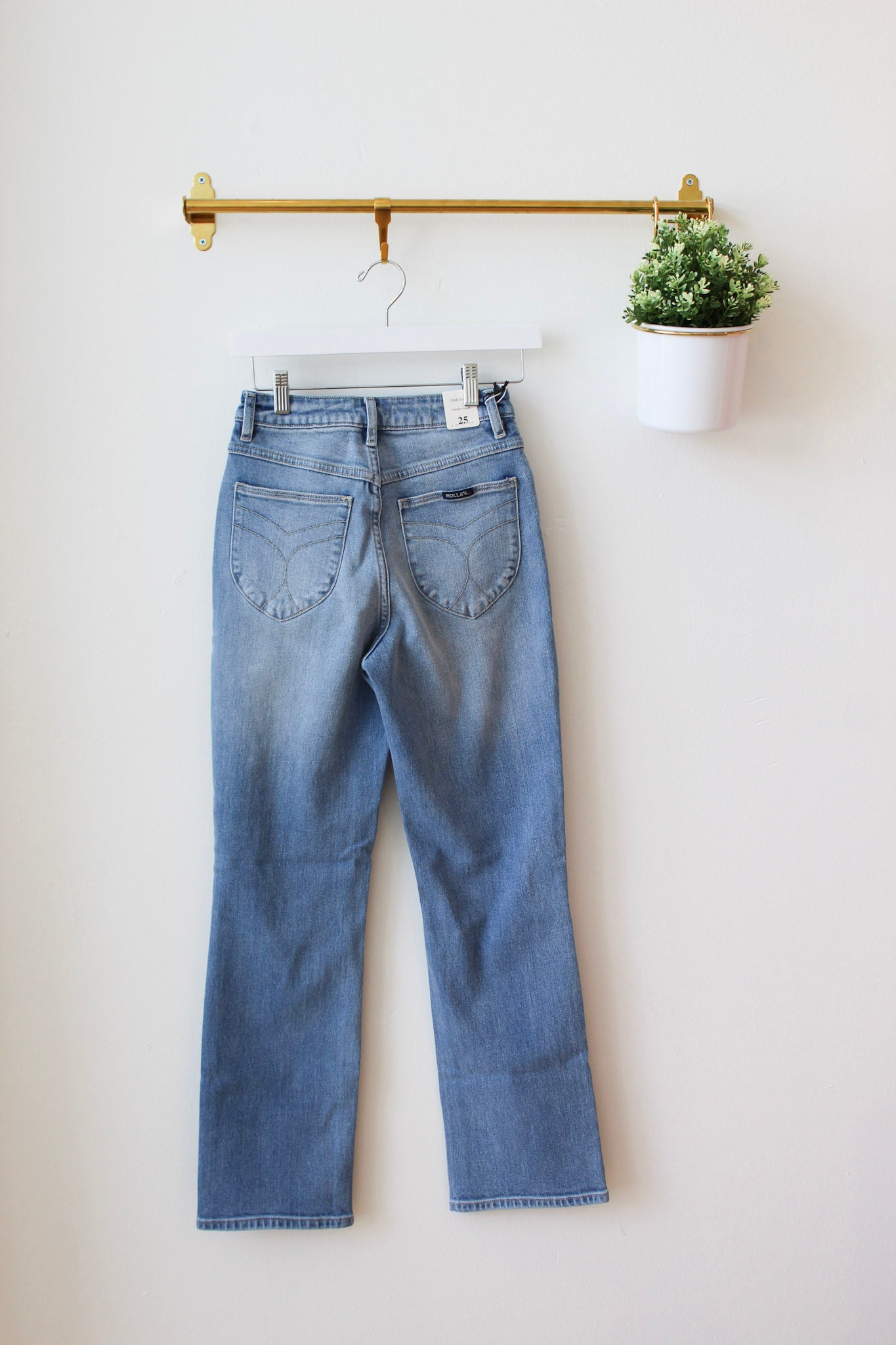 Rolla's Original Straight Mika Jeans - Light Vintage Blue