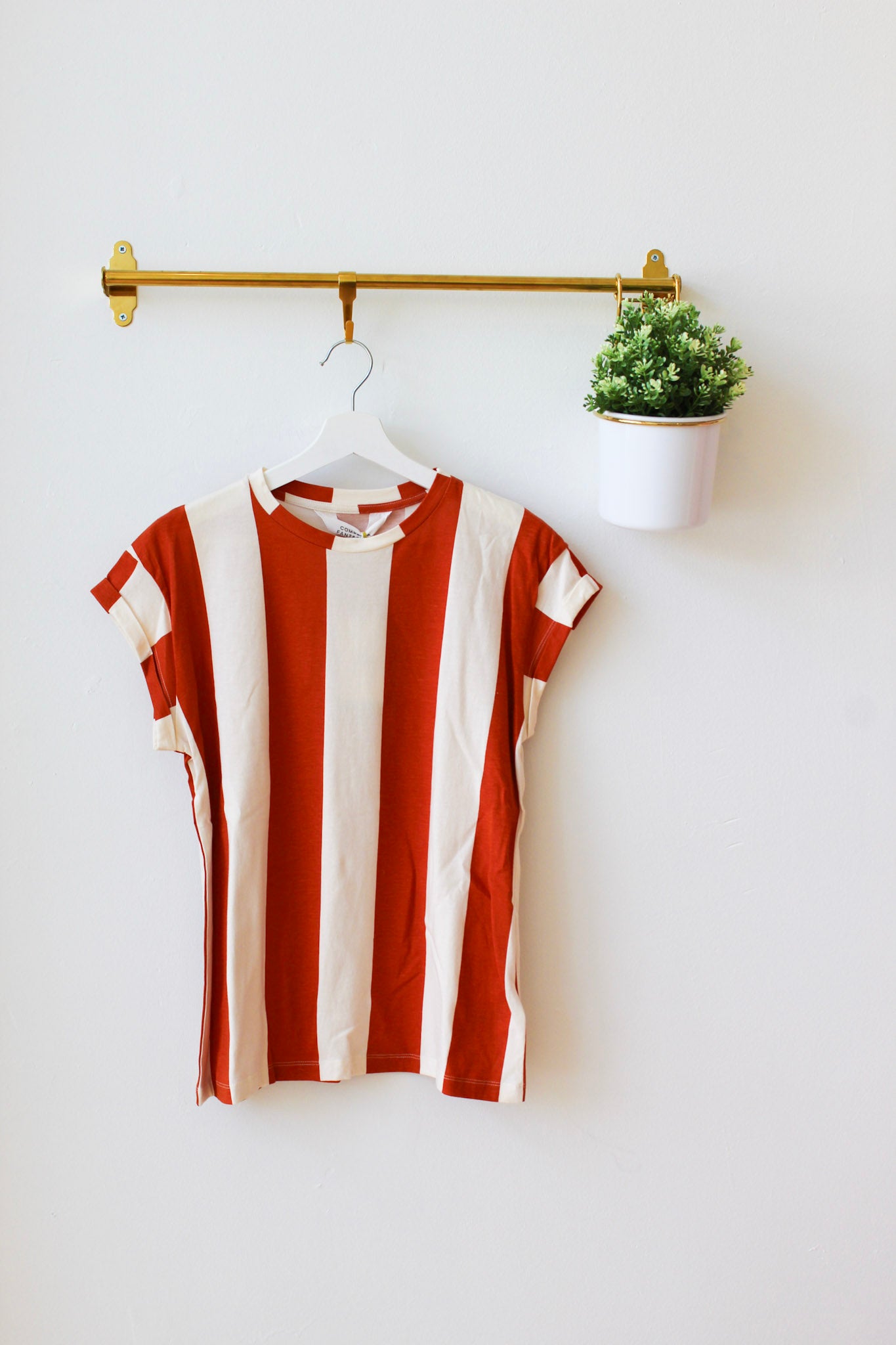 Striped Rust Tee