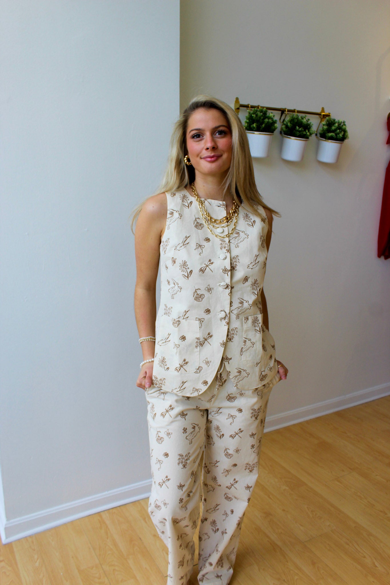 Bunny Linen Pants