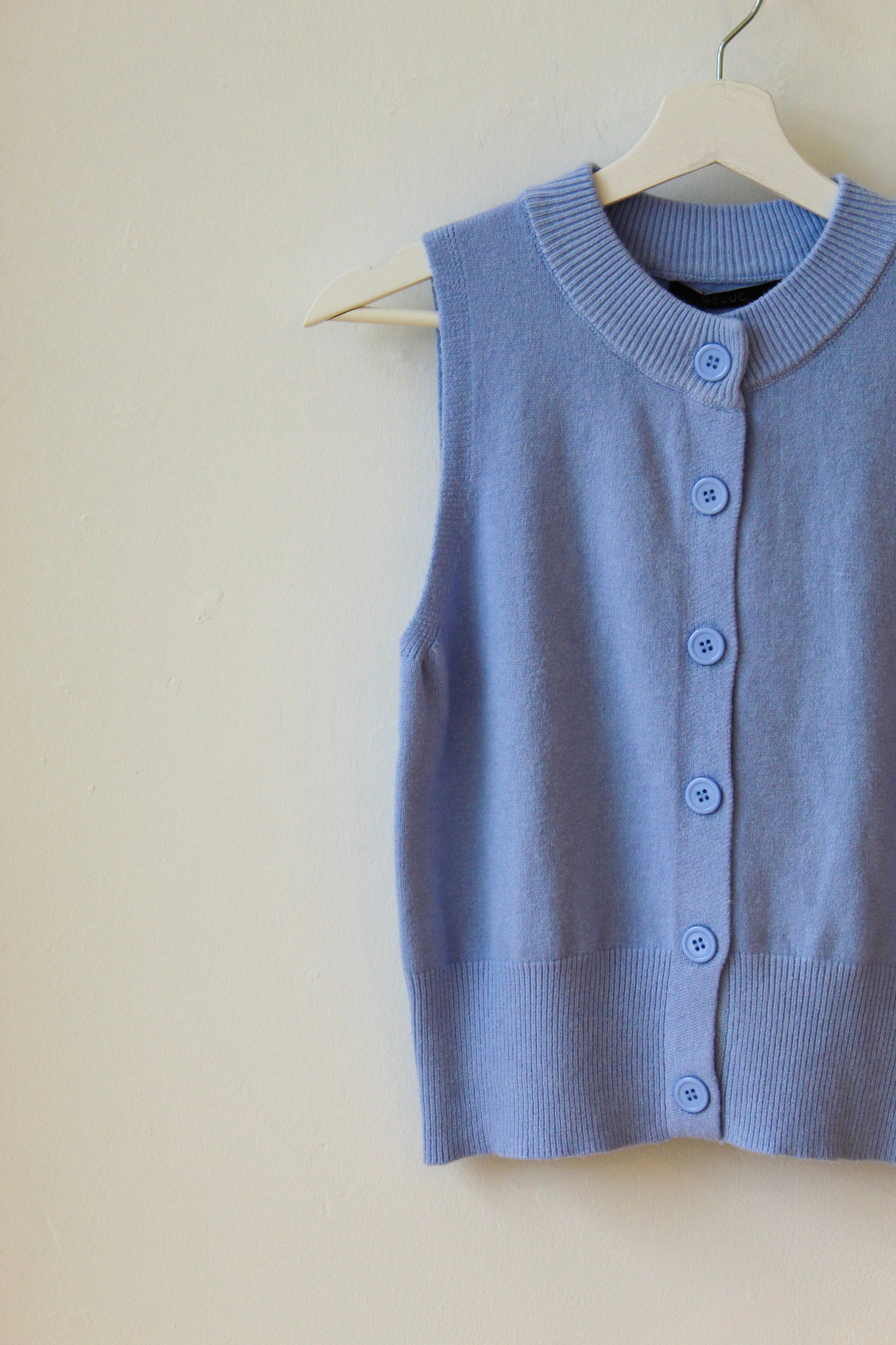 Blue Almada Knit Vest