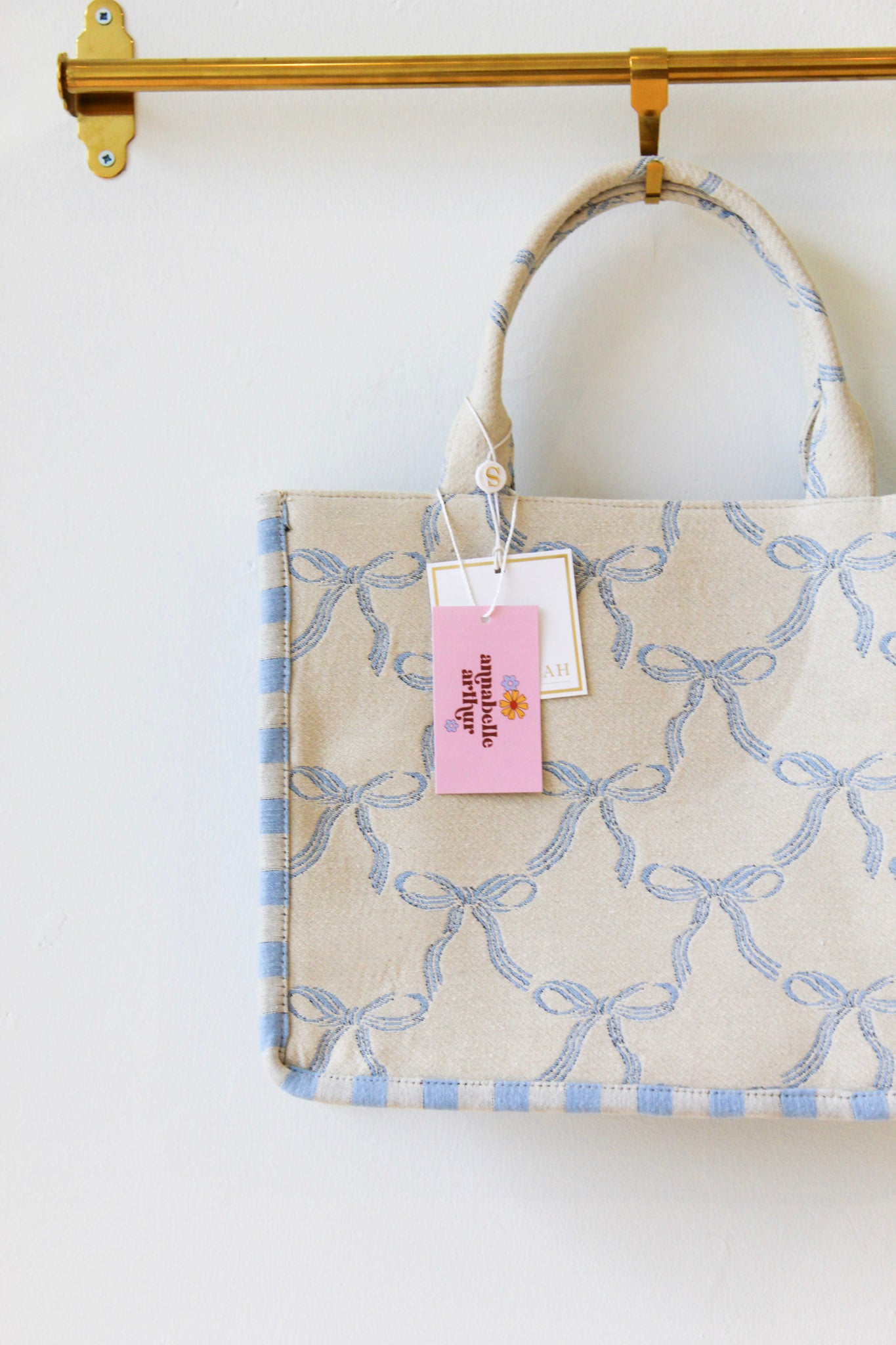 Bella Blue Tote Bag