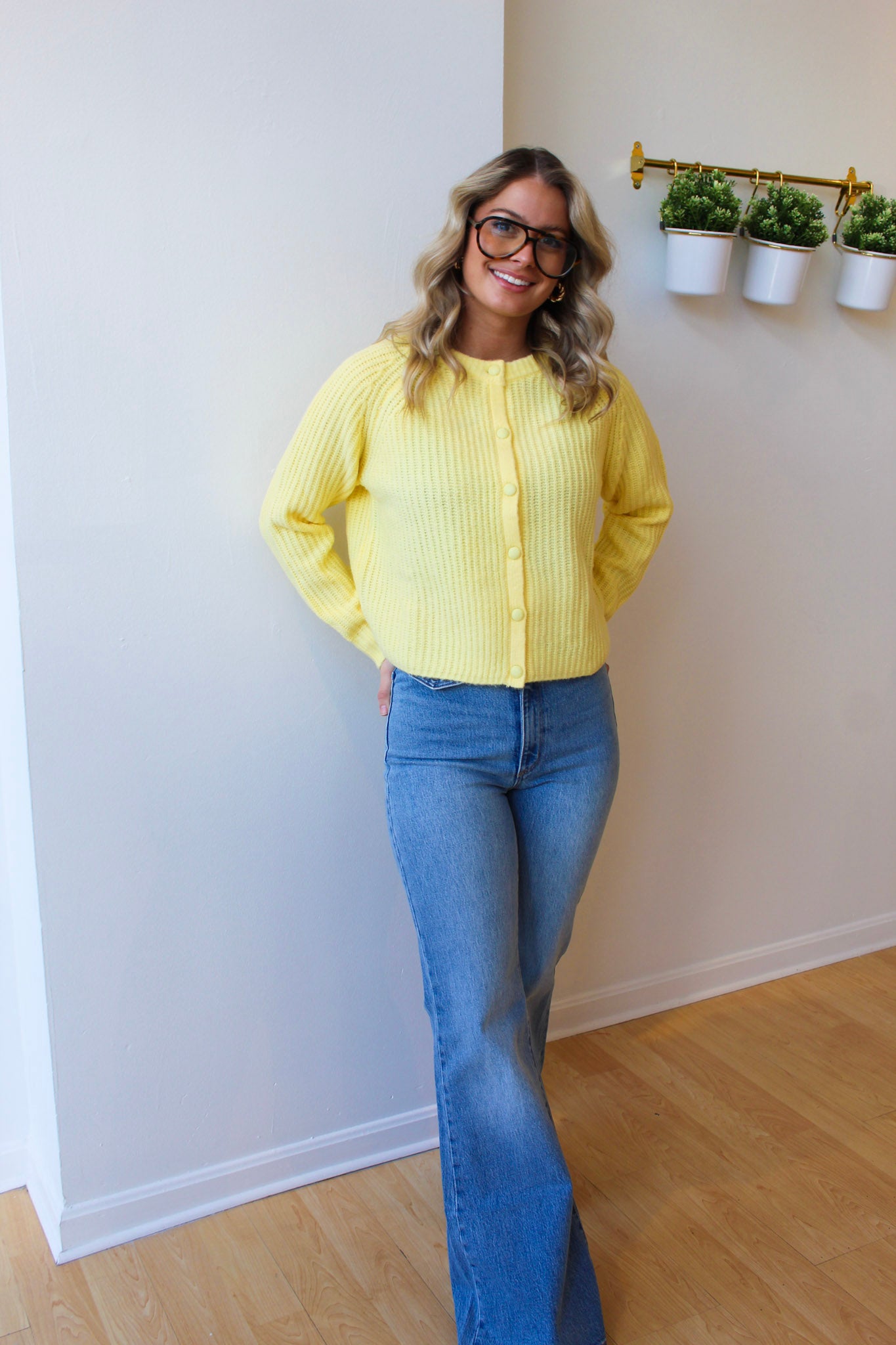 Poppy Lemonade Cardigan