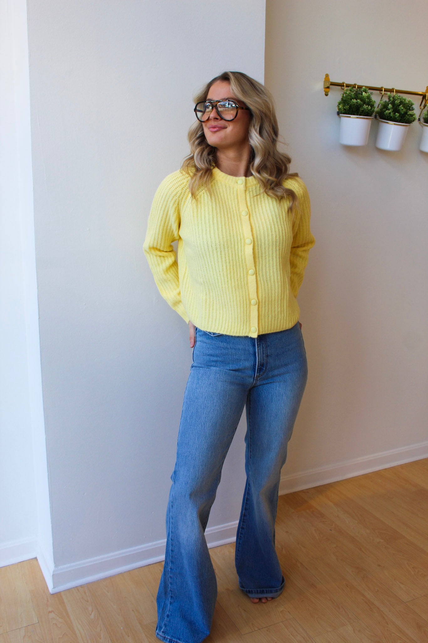 Poppy Lemonade Cardigan