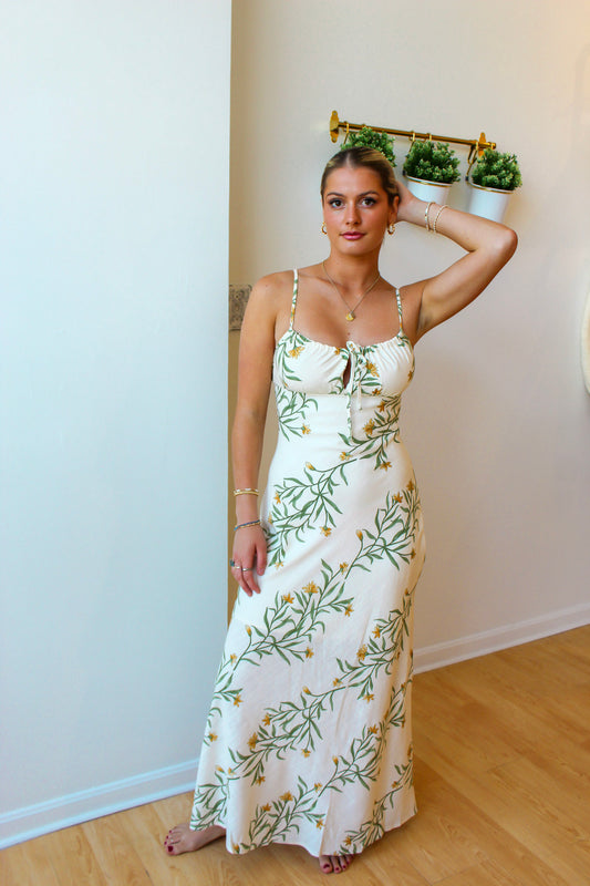 Ella Floral Midi Dress