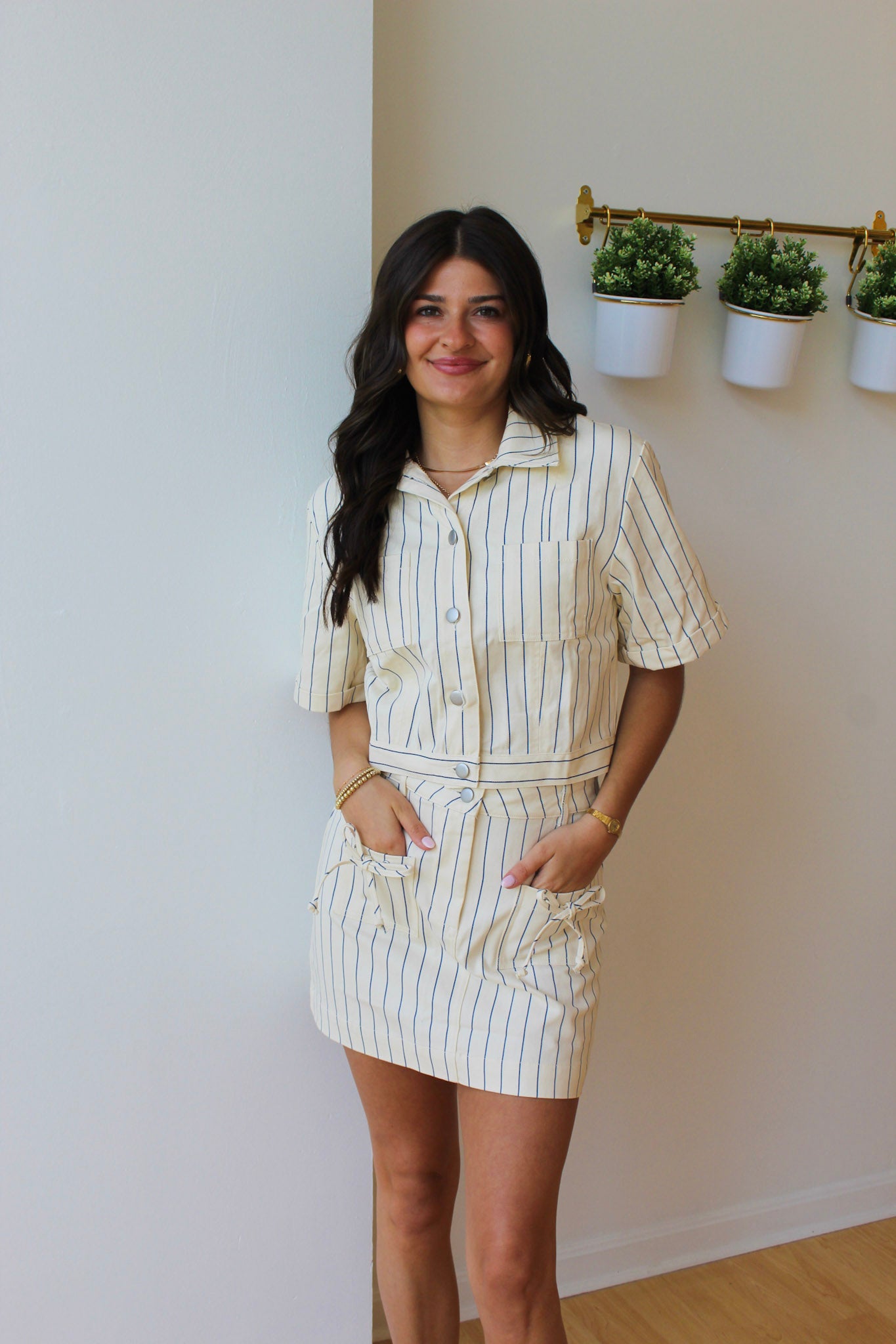 Sloane Striped Skirt