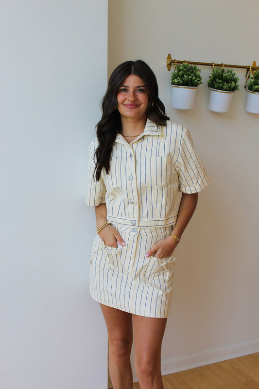 Sloane Striped Skirt