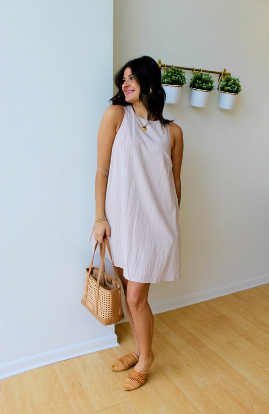 Simplicity A-Line Dress - Blush