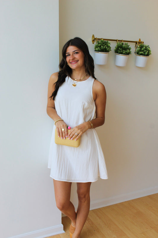 Simplicity A-Line Dress - Cream
