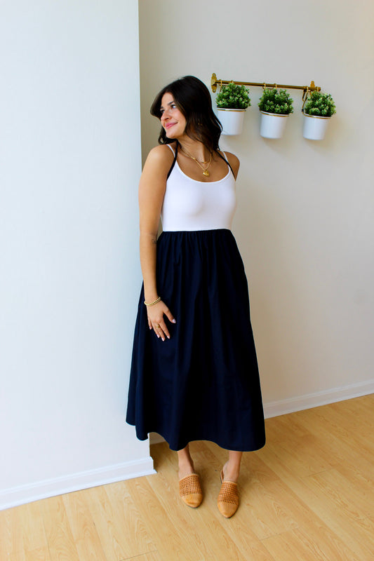Saylor Halter Midi Dress