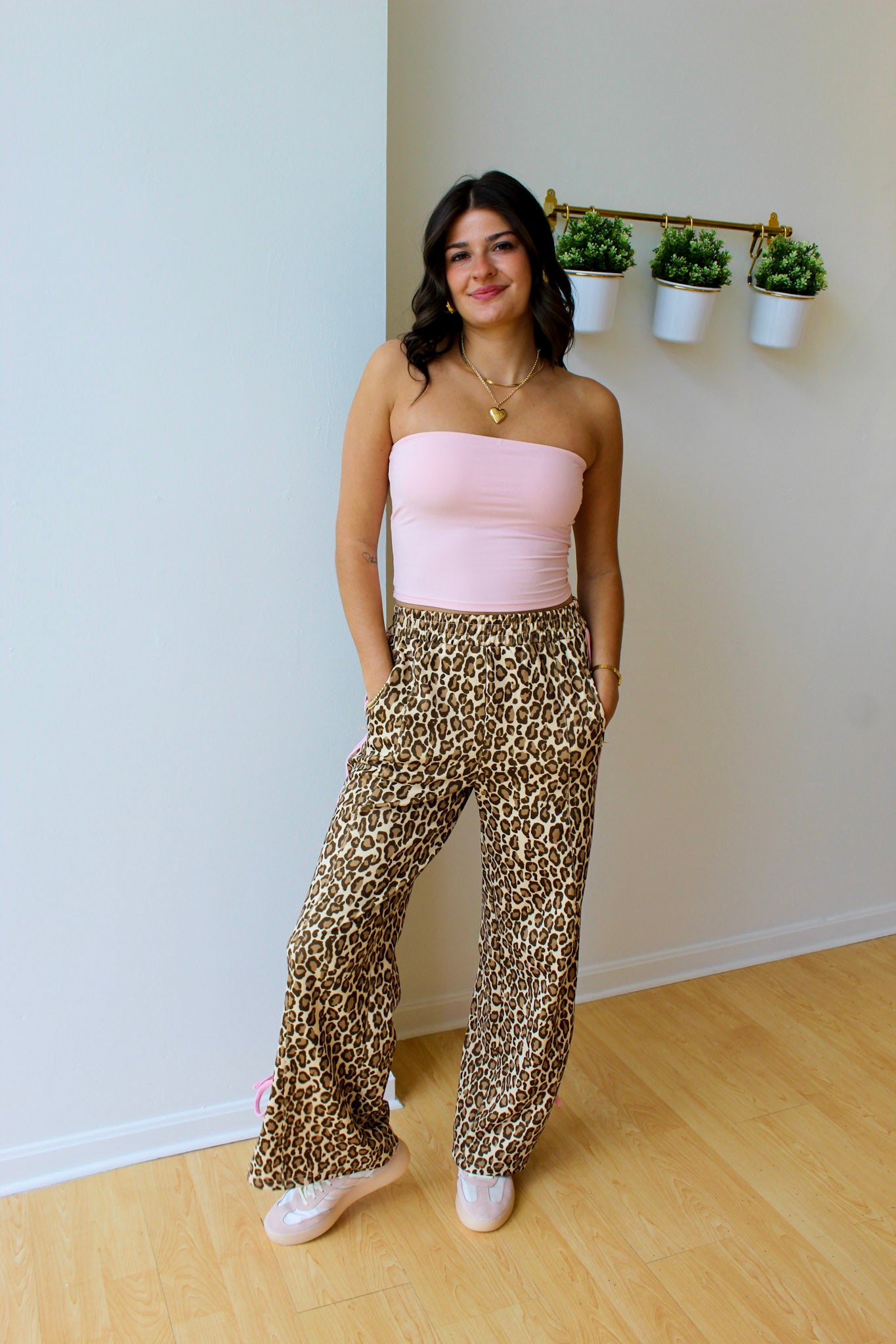 Cheetah Track Pants
