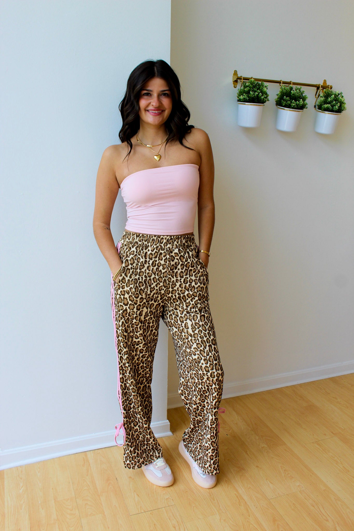 Cheetah Track Pants