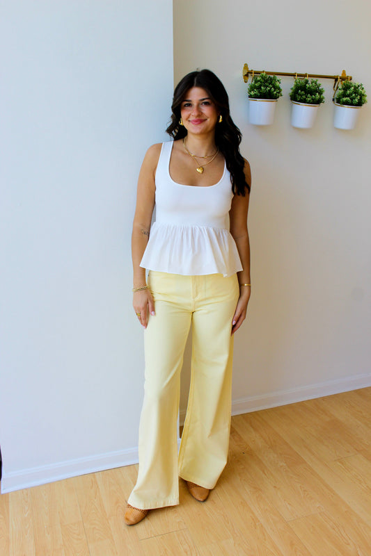 Raina Top - Vanilla