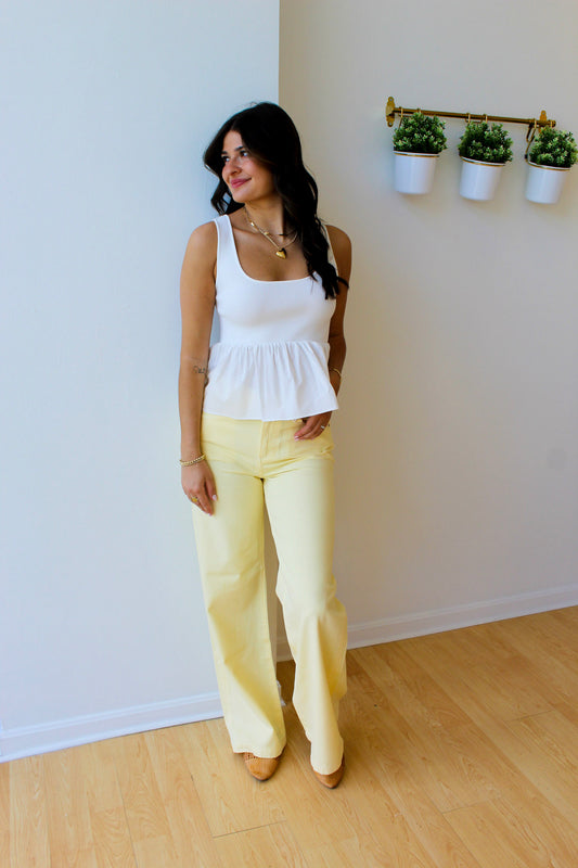 Pistola Jadyn Lemonade Palazzo Jeans