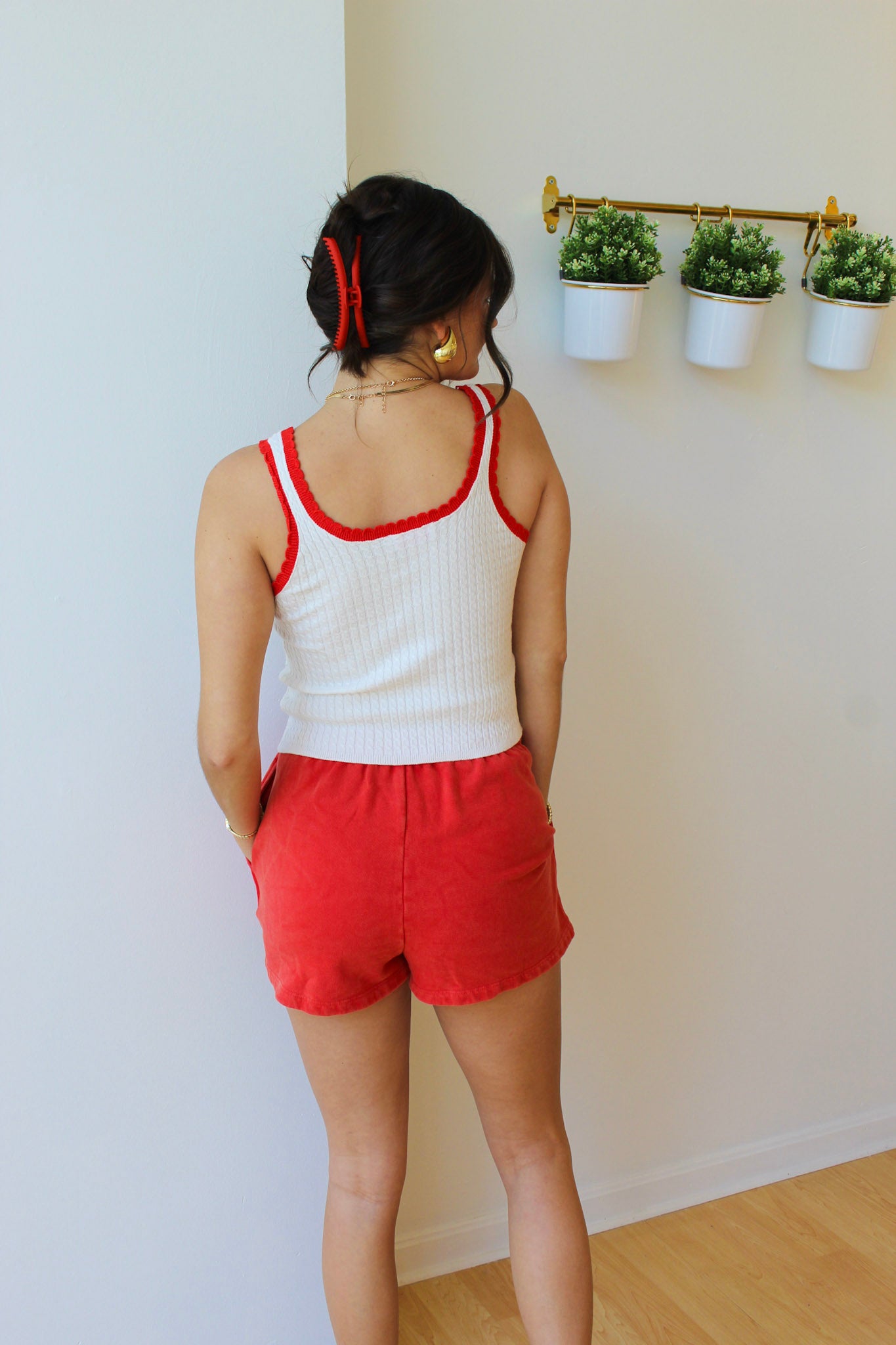 Scarlet Cotton Shorts