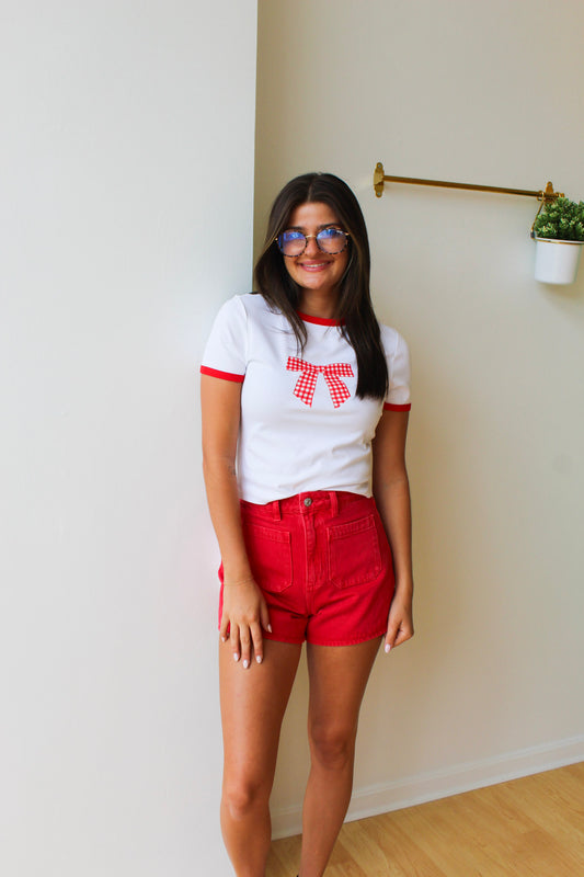 Rolla's Red Mirage Sailor Shorts