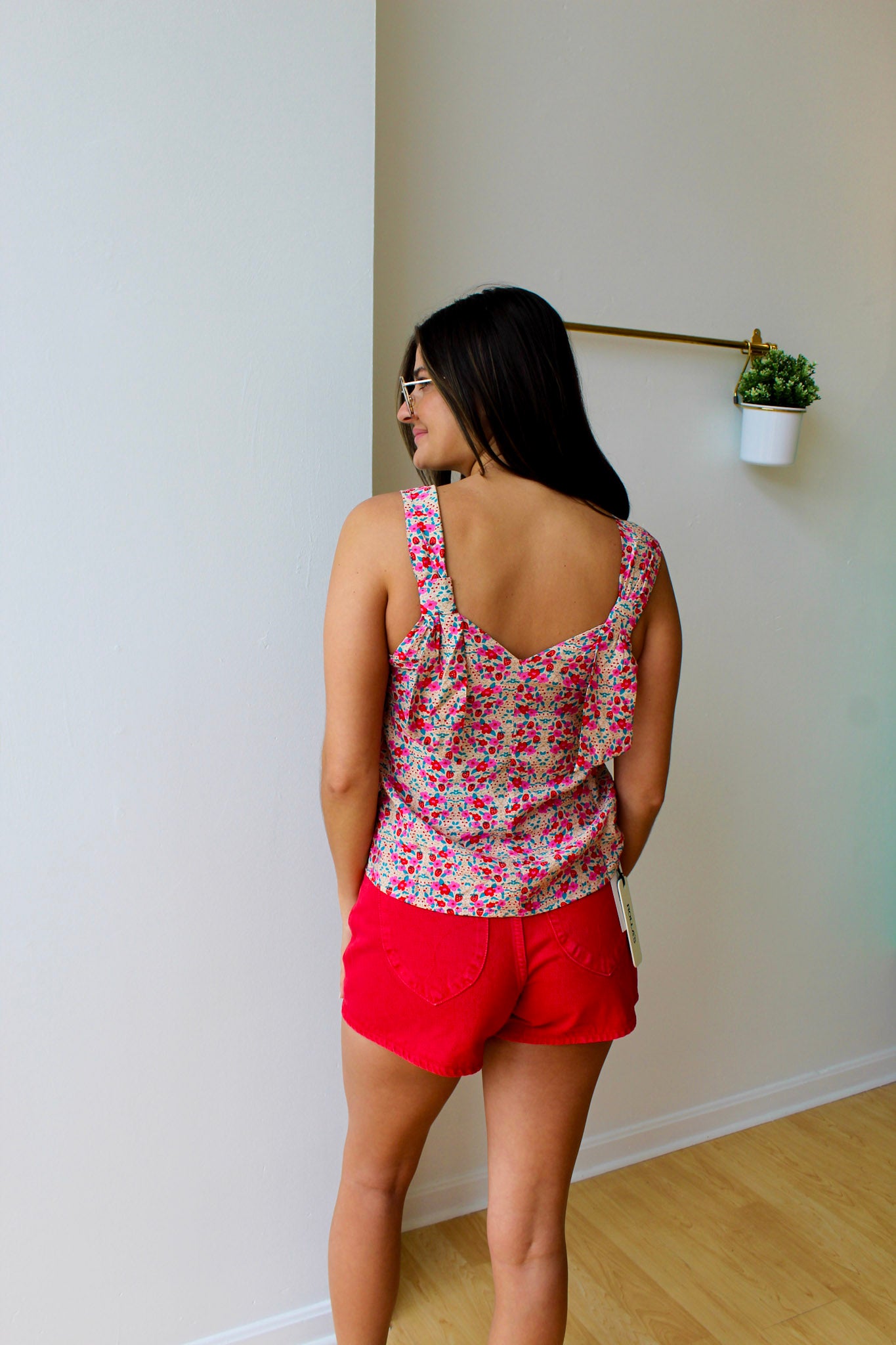 Sugar Print Strappy Top