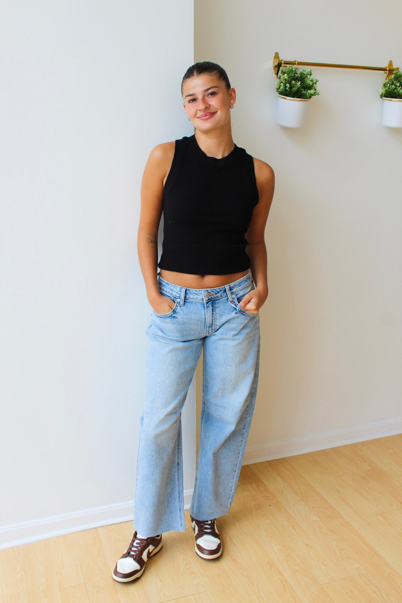JBD Seamed Barrel Jeans - Light Denim