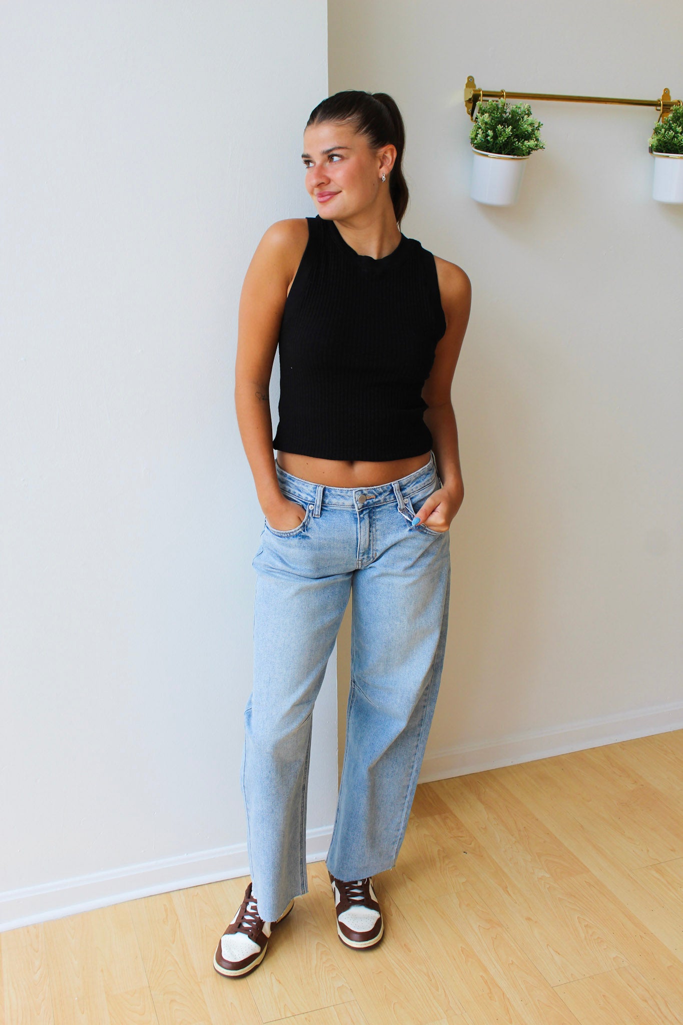 JBD Seamed Barrel Jeans - Light Denim