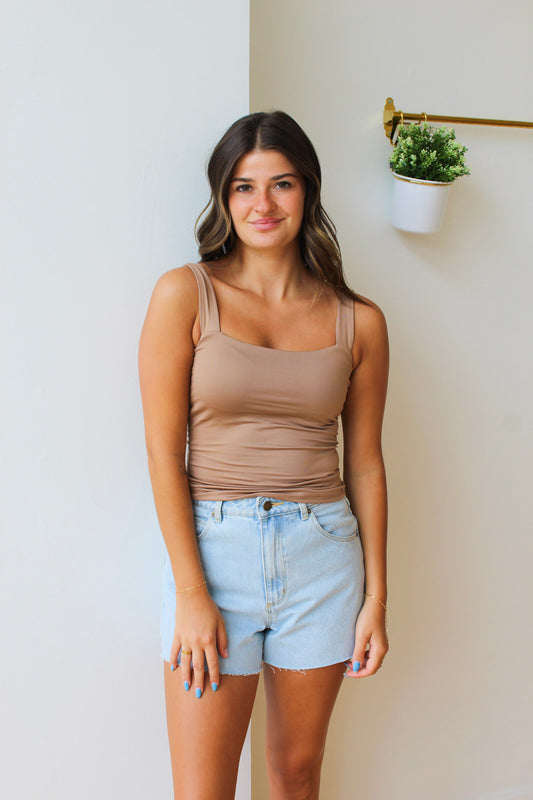Saturday Seamless Cami - Taupe