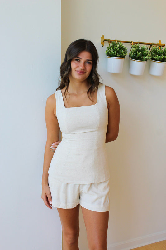 Sophia Linen Top