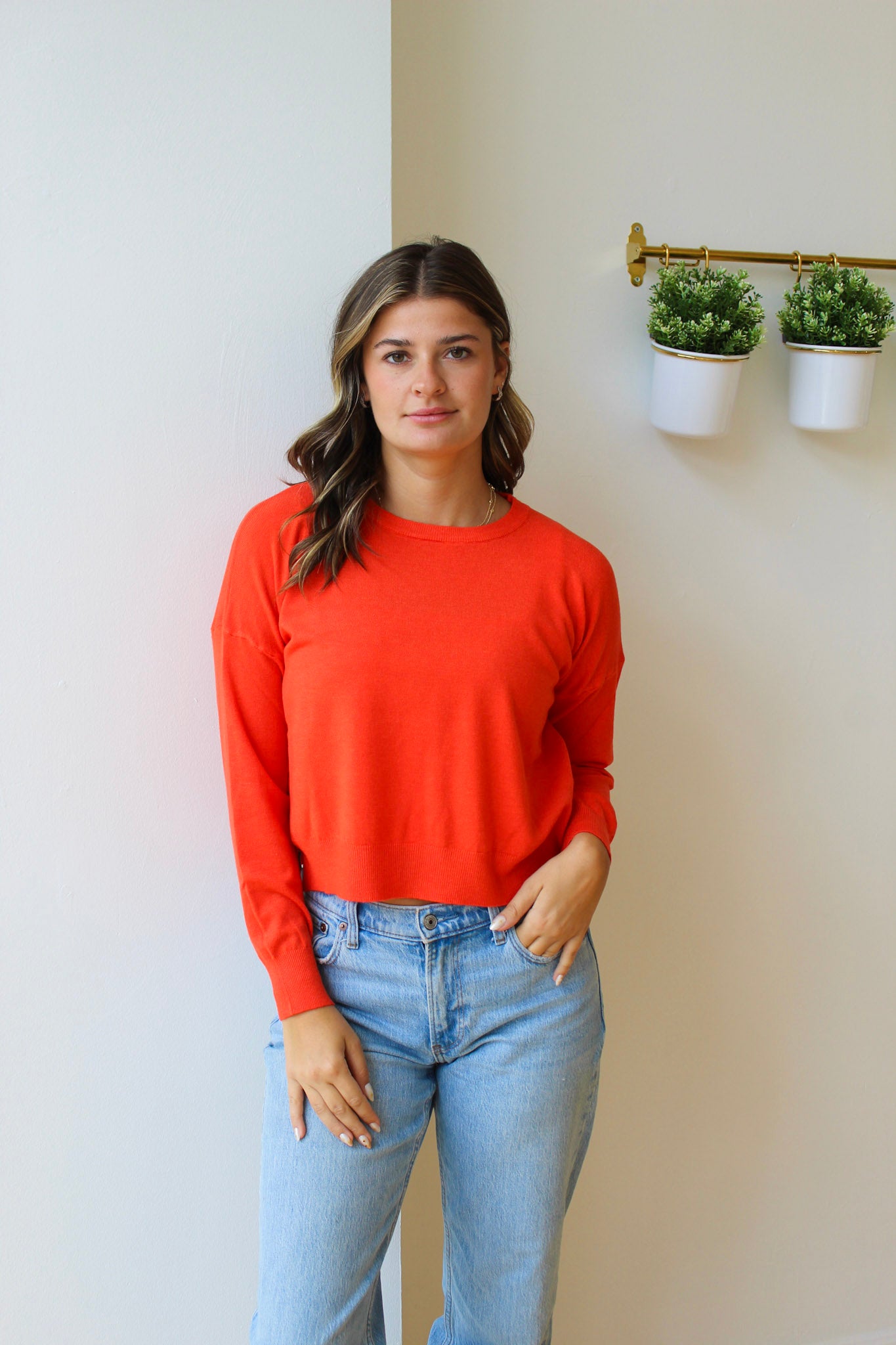 Polly Sweater - Orange