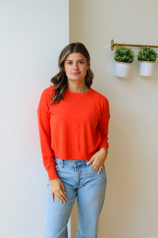 Polly Sweater - Orange