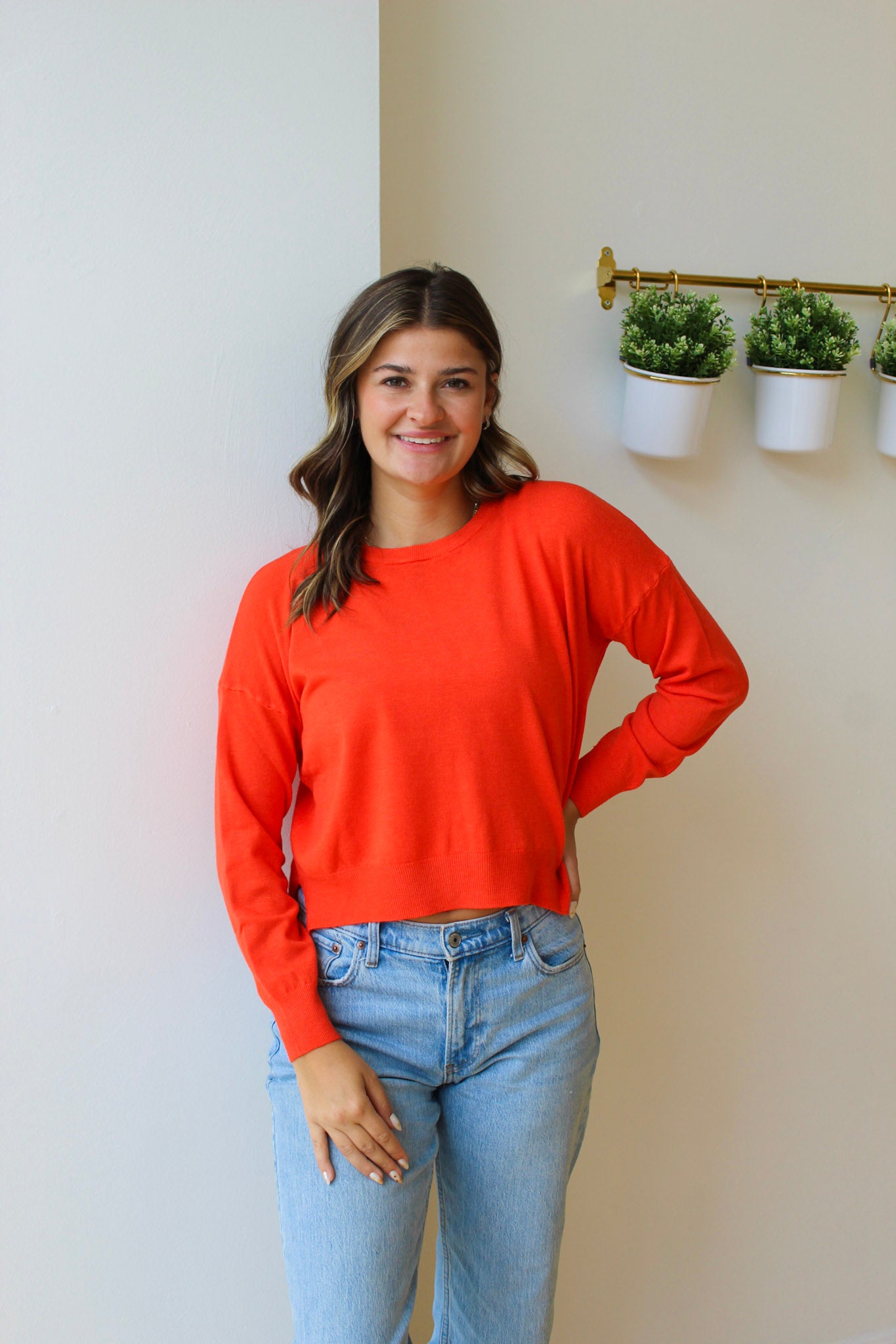 Polly Sweater - Orange