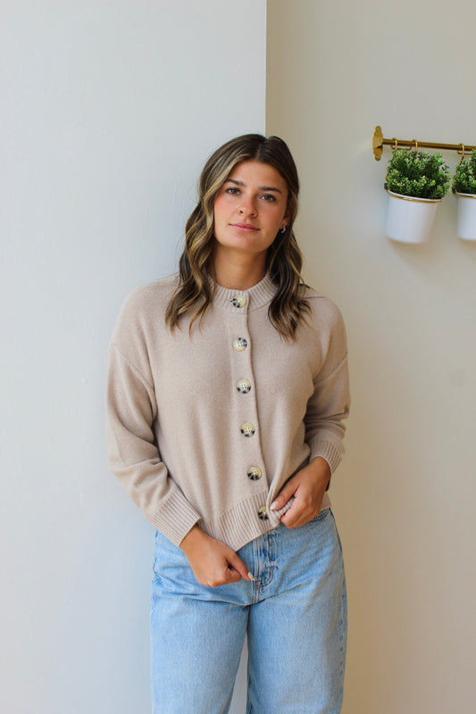 Nina Crewneck Cardigan