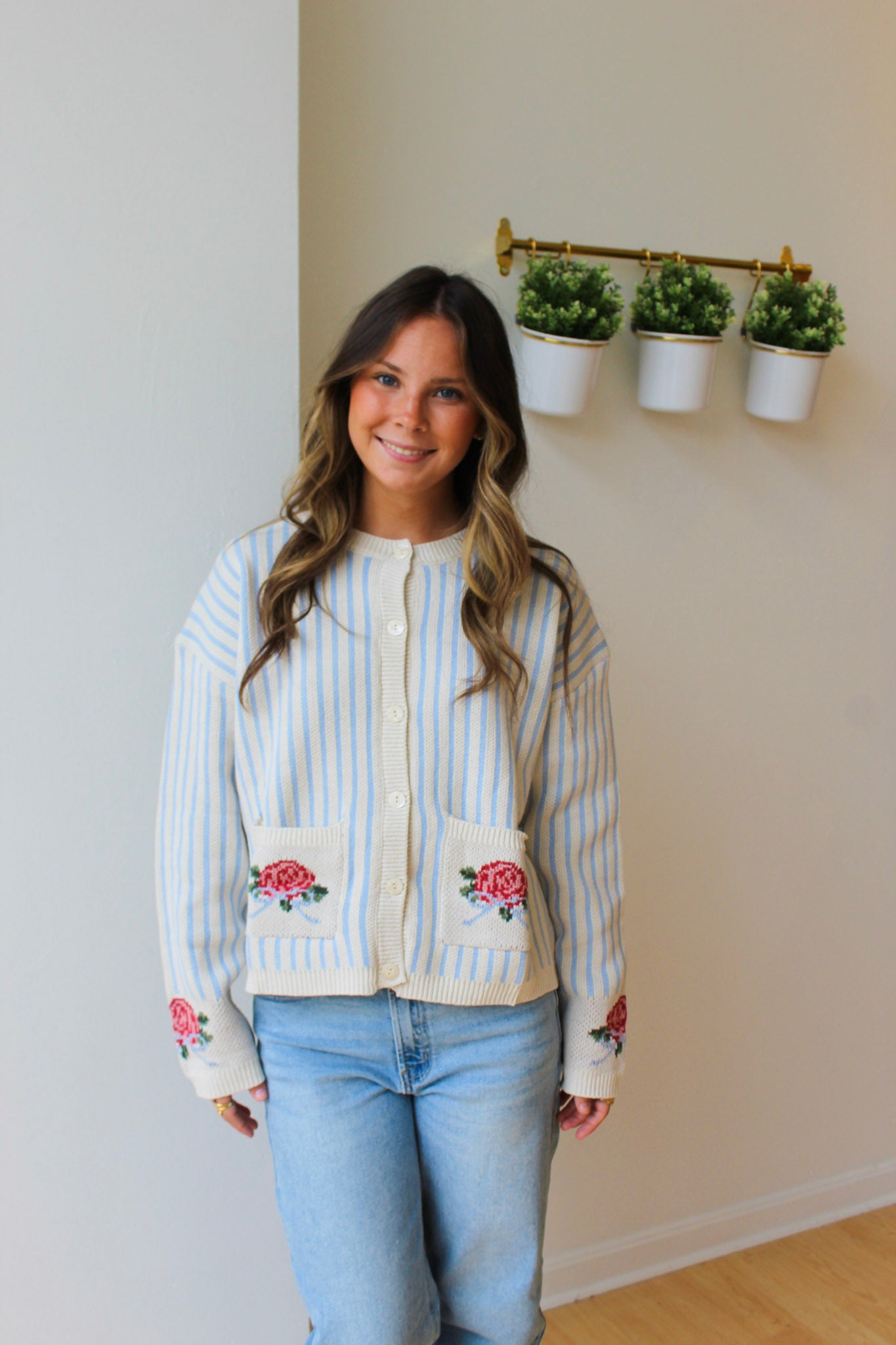 Brody Striped Cardigan