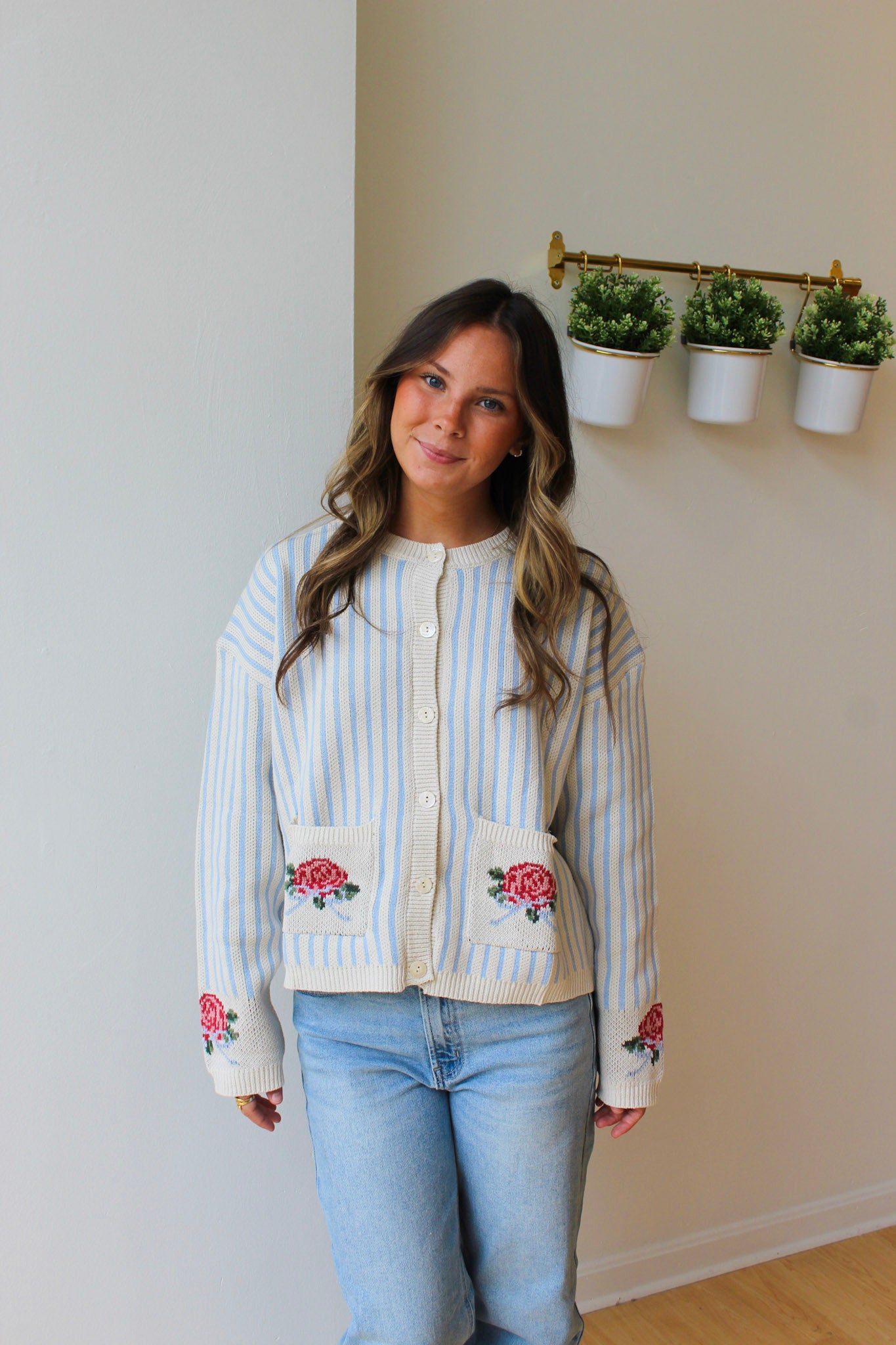 Brody Striped Cardigan
