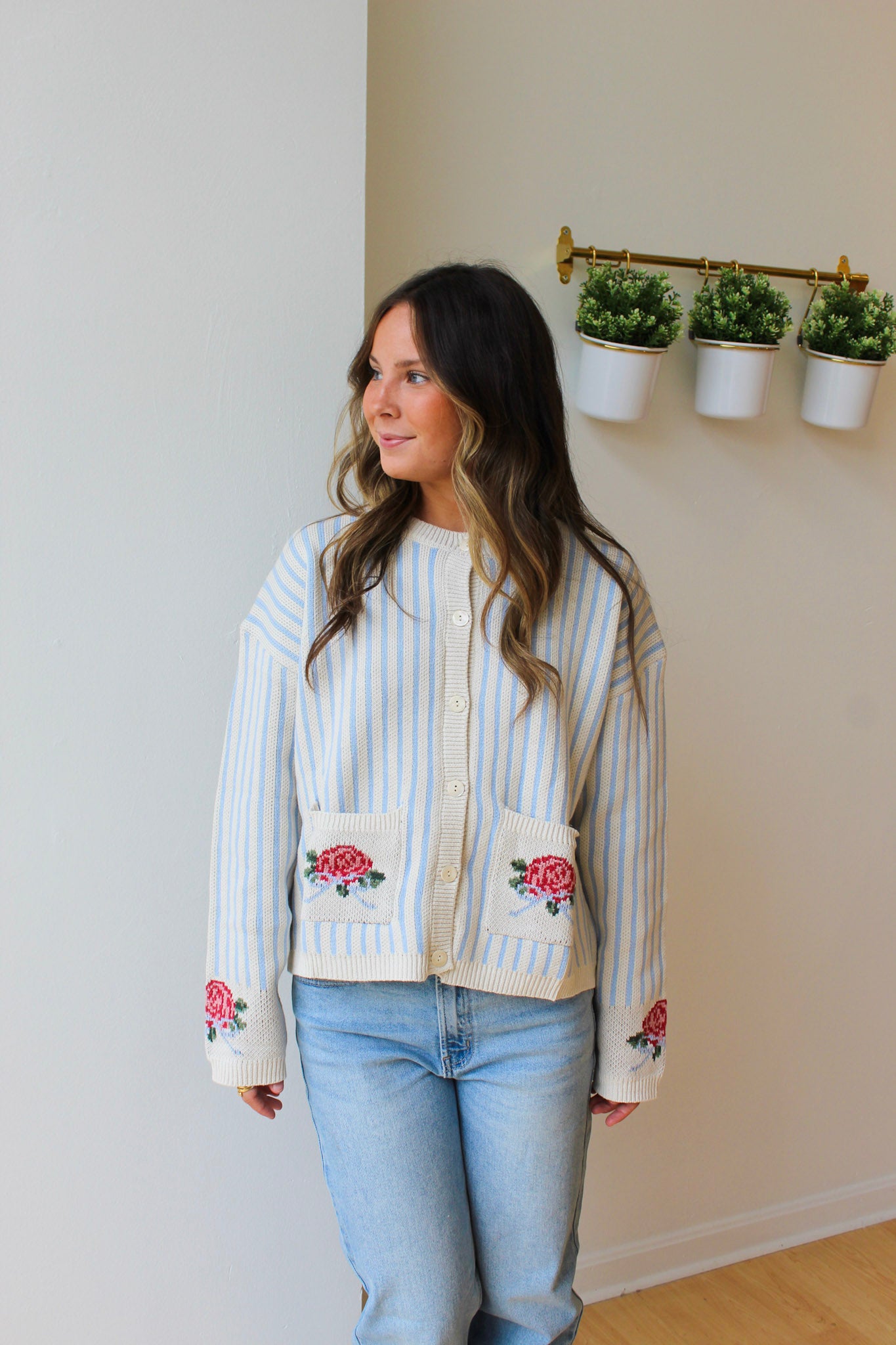 Brody Striped Cardigan