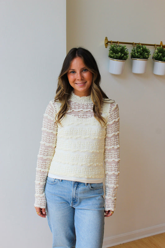 Vince Lace Blouse