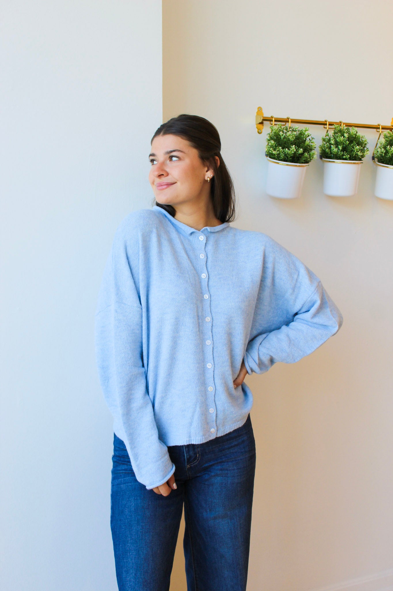Sky Blue Piper Cardigan