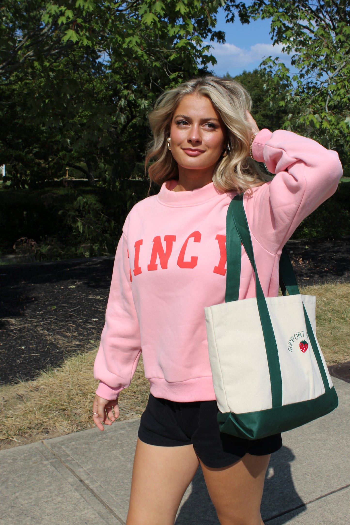 AAB Exclusive - Baby Pink Cincy Mockneck