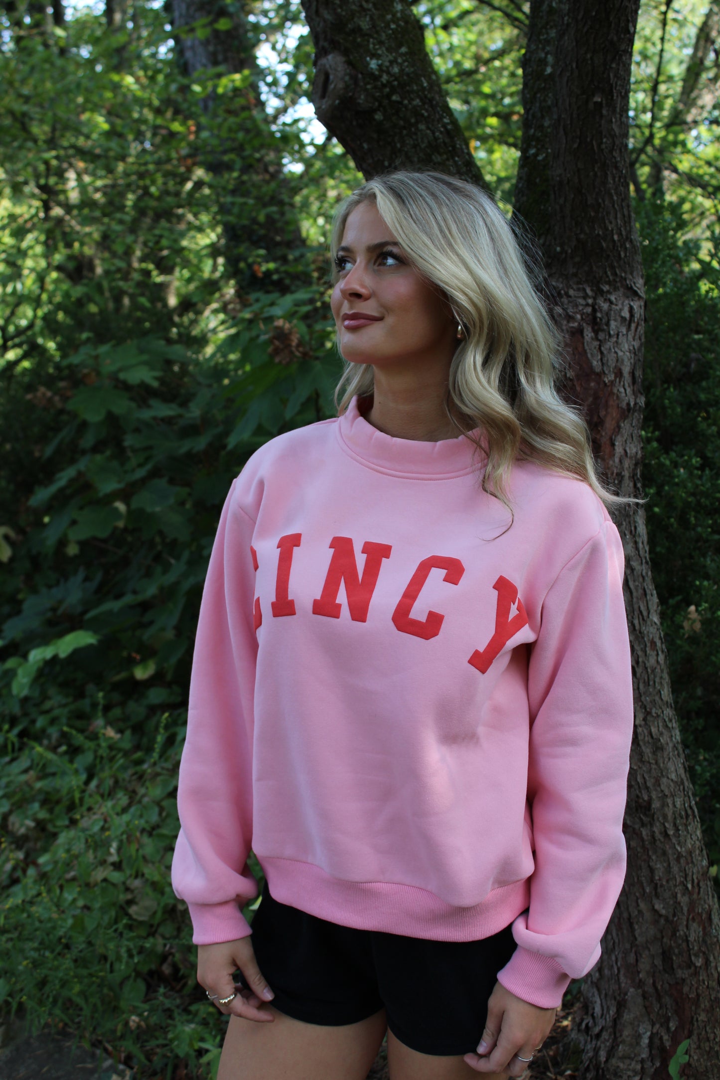 AAB Exclusive - Baby Pink Cincy Mockneck