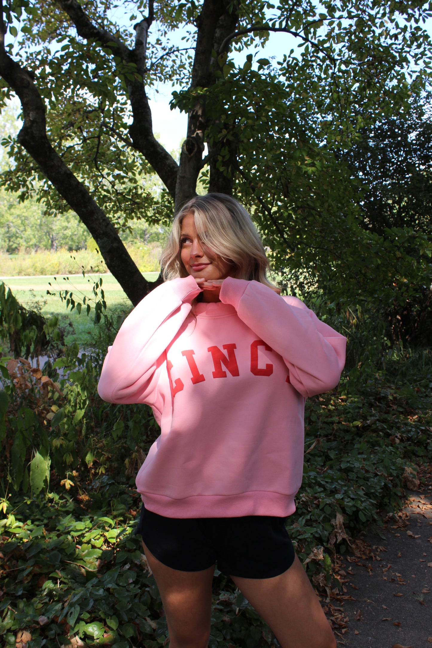AAB Exclusive - Baby Pink Cincy Mockneck