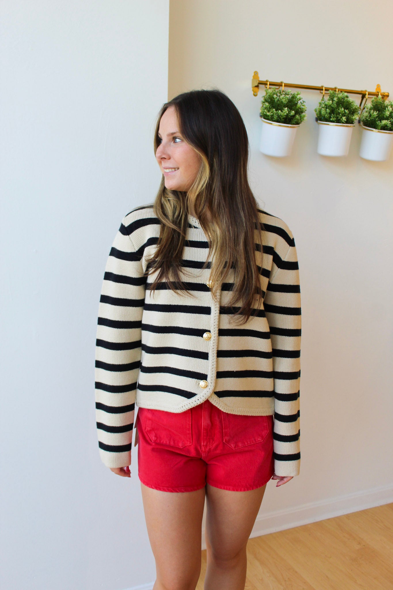 Theodore Striped Cardigan