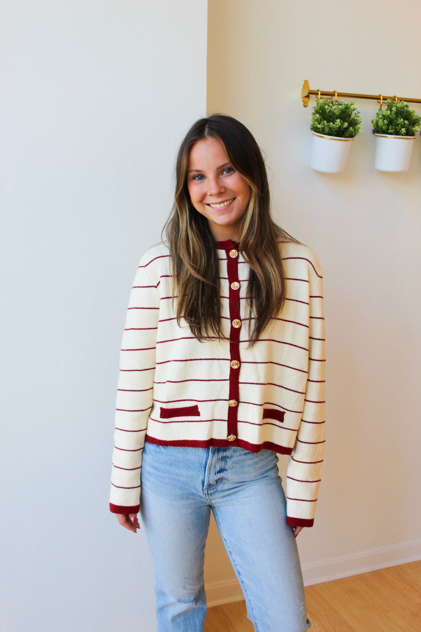 Archie Stripe Cardigan