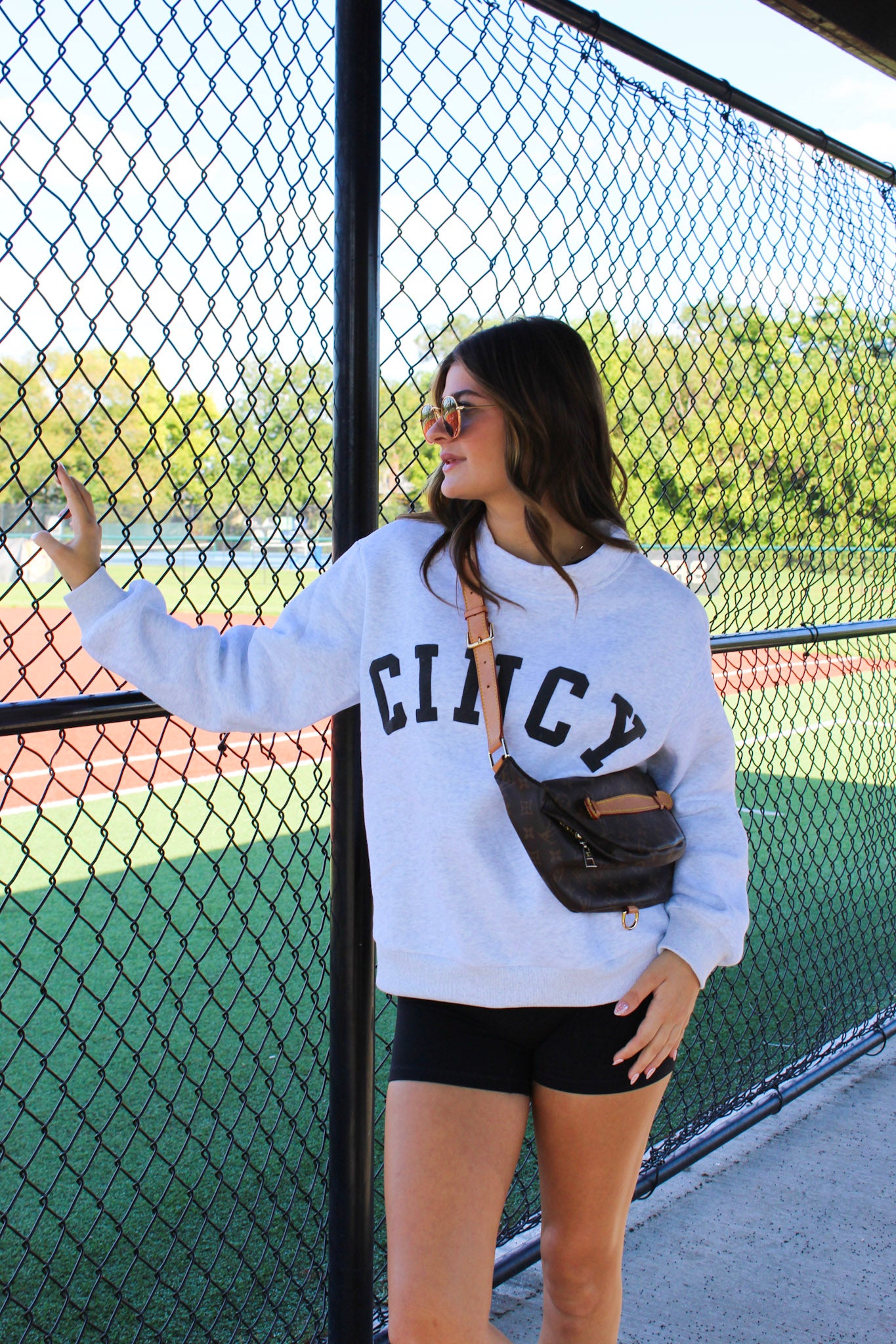 AAB Exclusive - Light Gray Cincy Mockneck