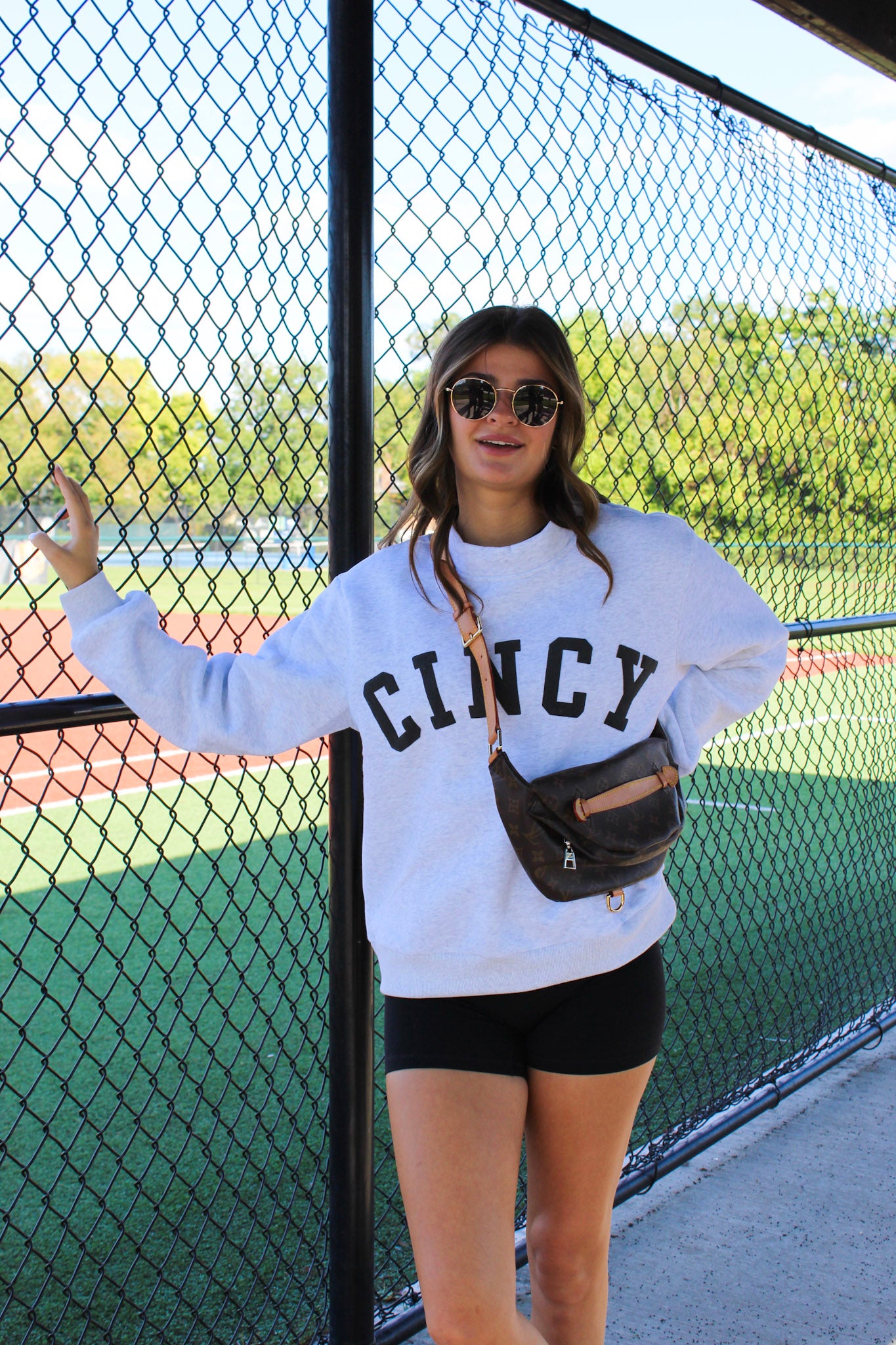 AAB Exclusive - Light Gray Cincy Mockneck