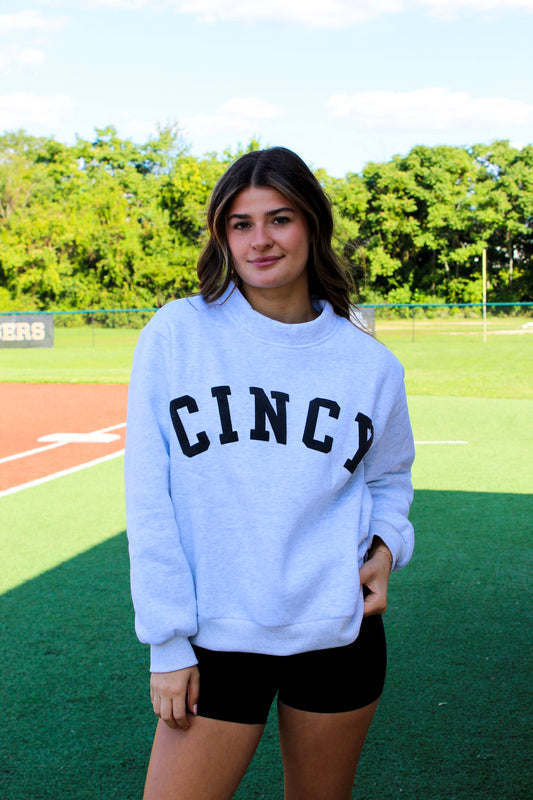 AAB Exclusive - Light Gray Cincy Mockneck