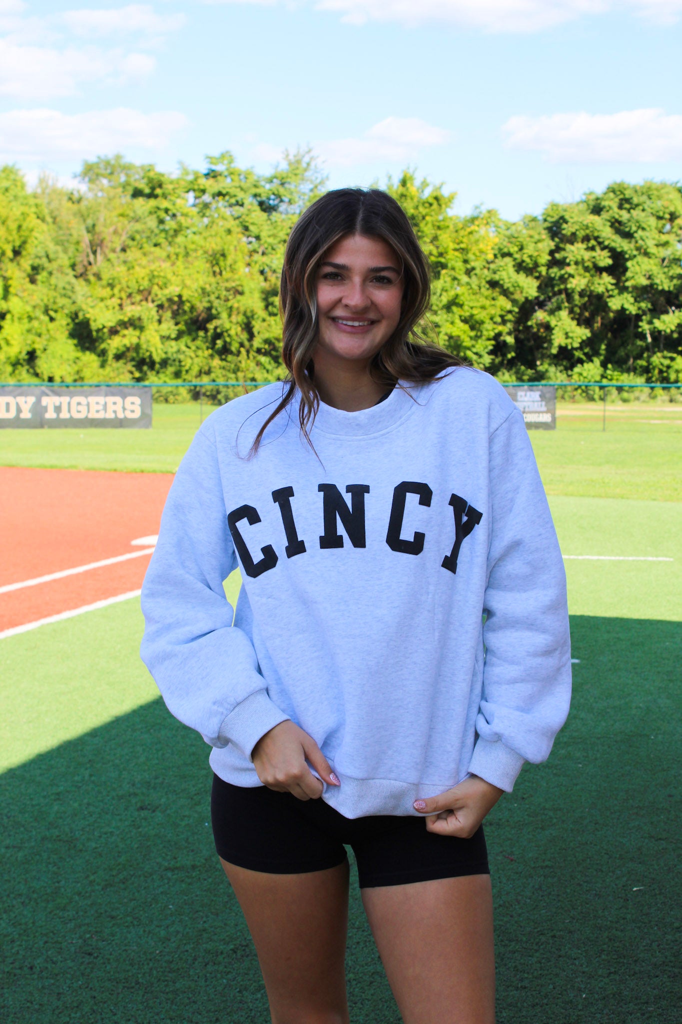AAB Exclusive - Light Gray Cincy Mockneck