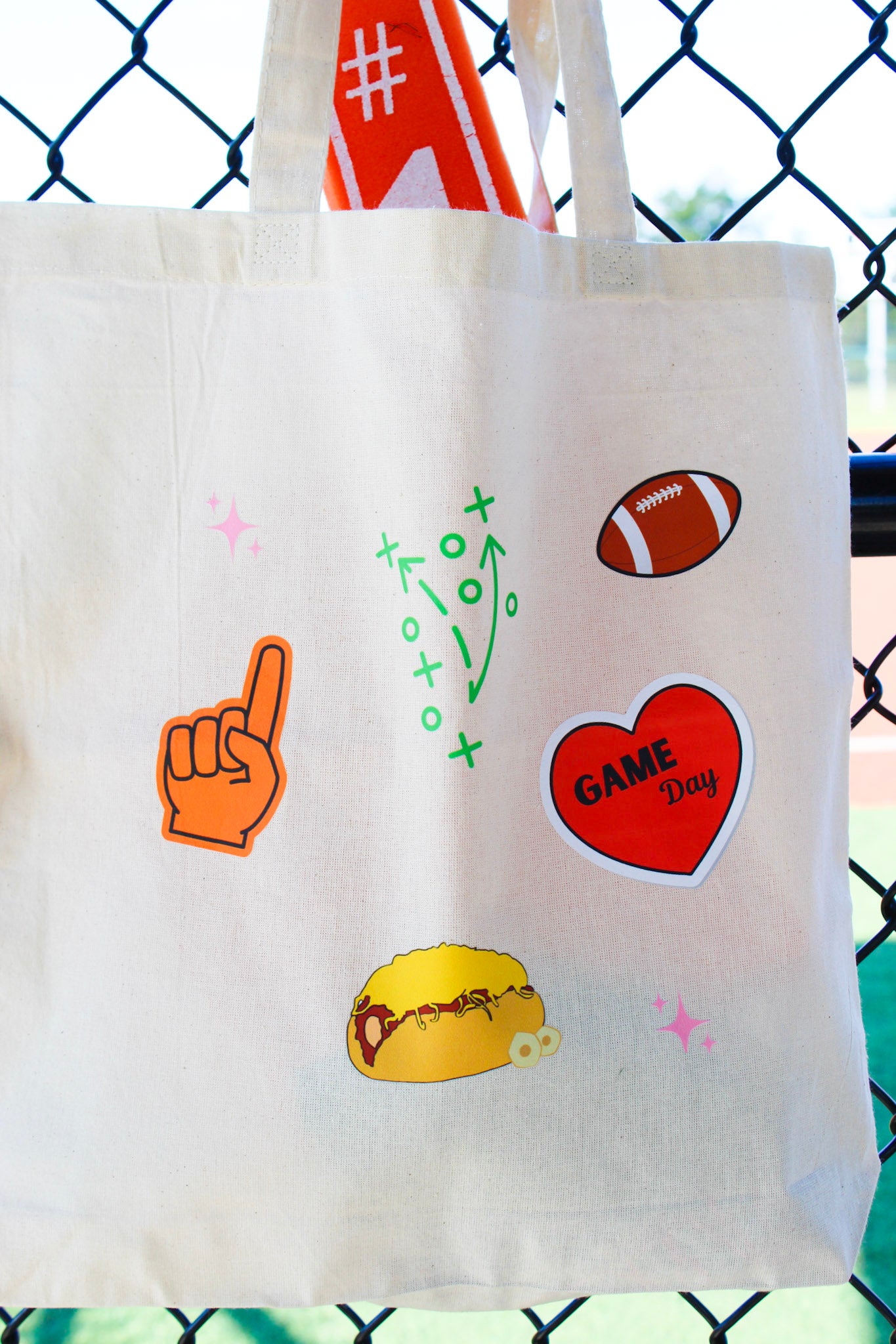 Game Day Icons Tote