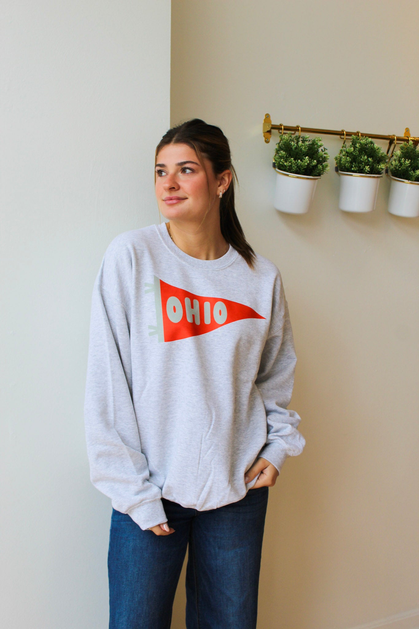 Ohio Pennant Crewneck