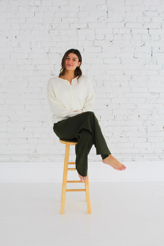 Off White Piper Cardigan