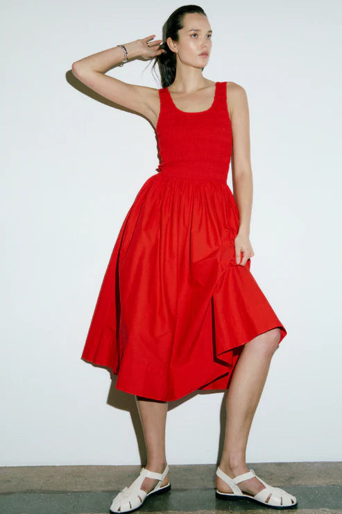 Pistola Alessia Dress - Maraschino
