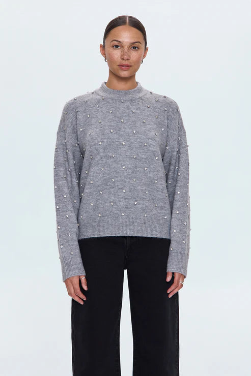 Pistola Charcoal Diamonte Sweater
